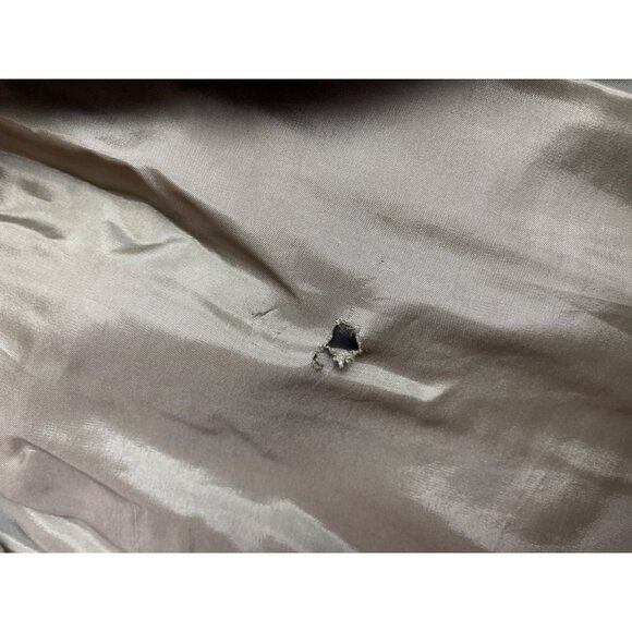 Vintage 80s Women's Gold Lame Maxi Skirt Sz XS - Picture 8 of 8